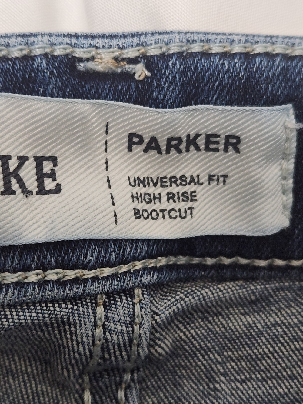 BKE Parker Jeans 27x35.5 (Fits 27x34) Bootcut Dark Wash High Rise Stretch - Picture 10 of 16
